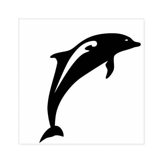 Dolfijn Rubberstempel (Afrduk)