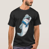 Dolfijn Sailor pet T-shirt (Voorkant)
