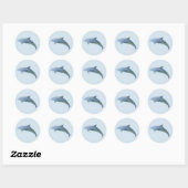 Dolfijn Schilderen Ocean Party Dank u Stickers (Vel)