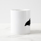 Dolfijn Silhouet Grote Koffiekop (Voorkant)