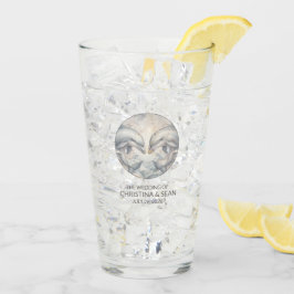 Dolfijn Sjabloon Trouwglas Glas