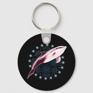 Dolfijn Slick Grafisch Ontwerp Sleutelhanger