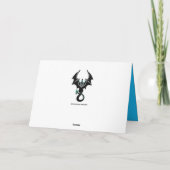 Dolfijn Sneeuw Wereldbol Verjaardag Kaart (Achterkant)