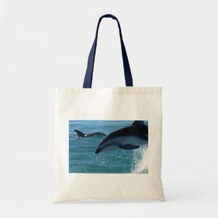 Dolfijn Spat Schikking Strand Oceaan Natuur Tote Bag
