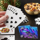 Dolfijn Spelen Lachen Liefde Whimsical Schilderkun Pokerkaarten (Insitu)