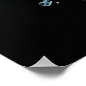 Dolfijn springend water kunst poster (Hoek)