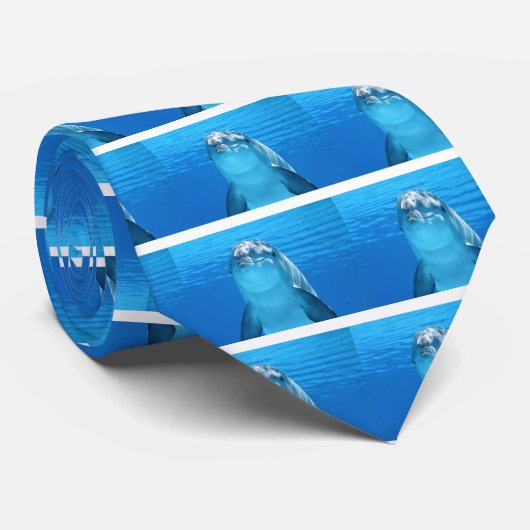 dolfijn stropdas (Opgerold)