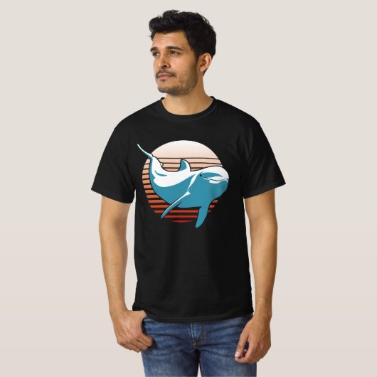  dolfijn T-shirt (Voorkant volledig)