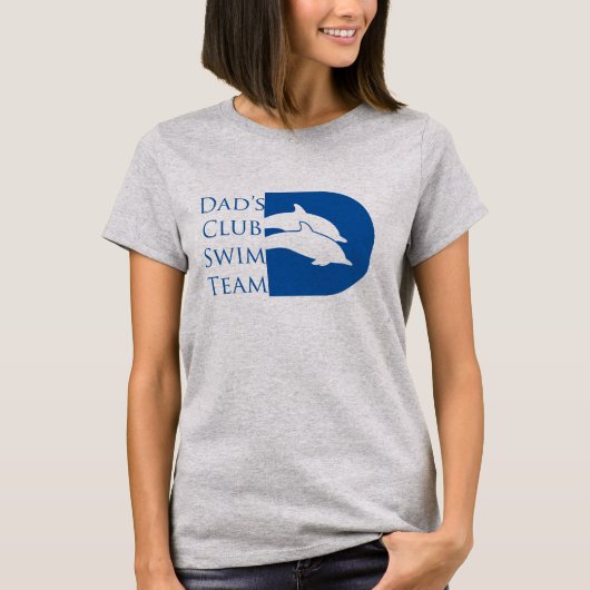 Dolfijn T-shirt, grijs T-shirt (Voorkant)