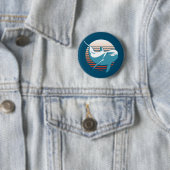  dolfijn T-shirt Ronde Button 5,7 Cm (In situ)