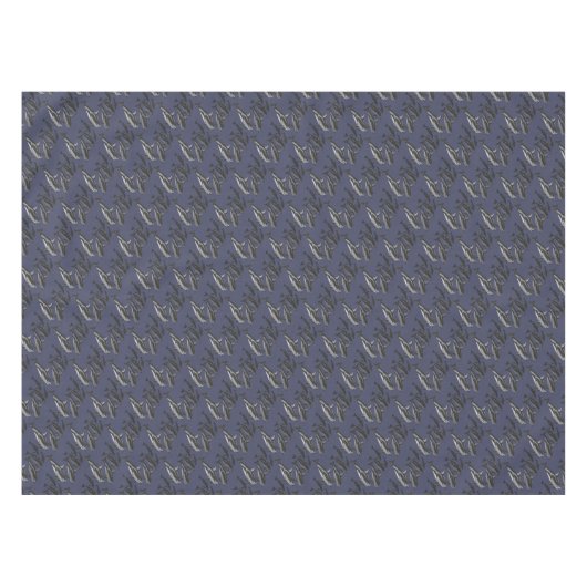 Dolfijn Tafelkleed Wit Zijde Dolfijn Tafelkleed (Voorkant (Horizontaal))