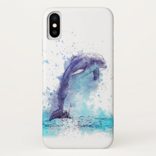 Dolfijn telefoonhoesje Case-Mate iPhone case (Achterkant)