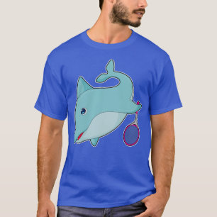 Dolfijn Tennis racket T-shirt