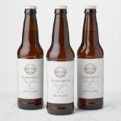 Dolfijn Theme Wedding Fles Label Set Bier Etiket (Flessen)