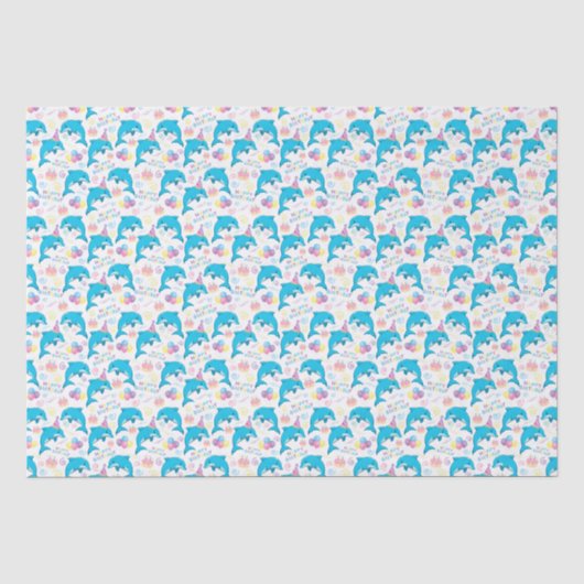 Dolfijn Tissue Papier (Voorkant)