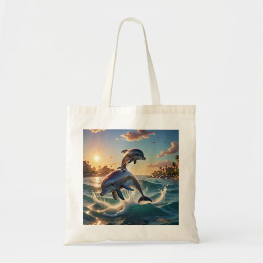 dolfijn tote bag (Voorkant)