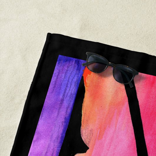 Dolfijn Tropisch Paradijs Gepersonaliseerde Strand Strandlaken (In situ)