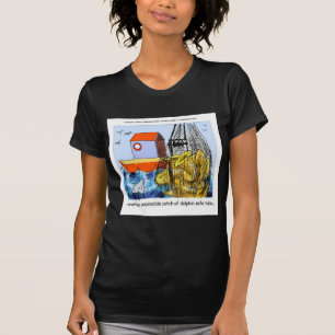 Dolfijn-Veilige Tuba Grappig T-shirt