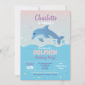Dolfijn Verjaardag Party Beach Girls Ocean Kaart (Voorkant)