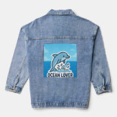 Dolfijn Vibes Denim Jacket (Achterkant)