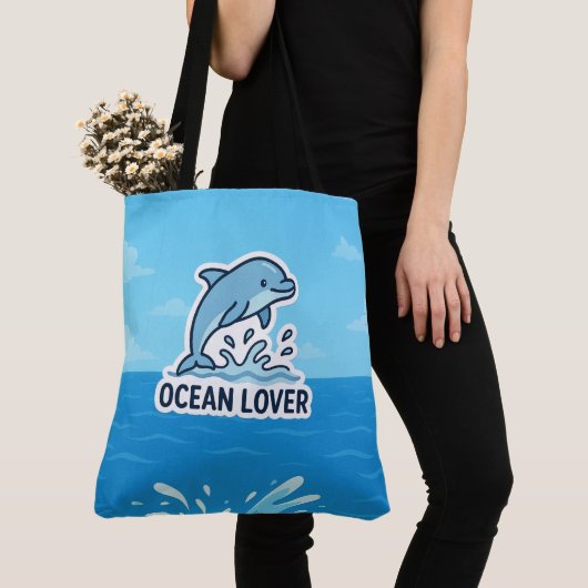 Dolfijn Vibes Tote Bag (Dichtbij)