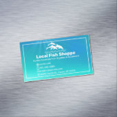 Dolfijn, vis aquarium Shop Magnetisch Visitekaartje (Voorbeeld)