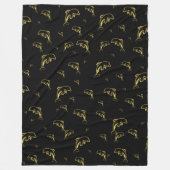 dolfijn, vis, natuur, aquatisch, design, mooi fleece deken (Voorkant)