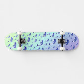 dolfijn, vis, natuur, aquatisch, design, mooi, persoonlijk skateboard (Horizontaal)