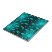 dolfijn, vis, natuur, aquatisch, design, mooi, tegeltje (Zijkant)