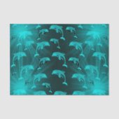 dolfijn, vis, natuur, aquatisch, design, mooi, tissuepapier (Voorkant)