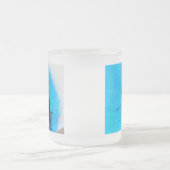 dolfijn vis zee onder water matglas koffiemok (Center)