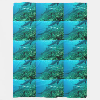 dolfijn vis zee onder water zwemmen fleece deken