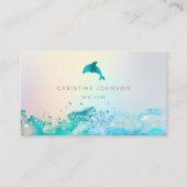 dolfijn visitekaartje (Voorkant)