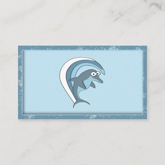 Dolfijn Visitekaartjes (Achterkant)