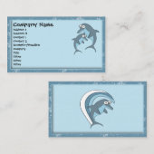 Dolfijn Visitekaartjes (Voorkant / Achterkant)