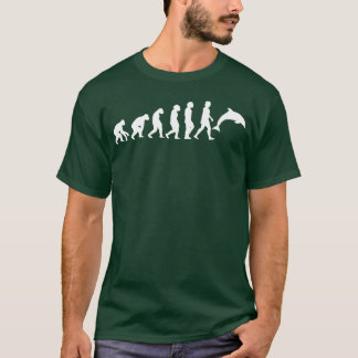 Dolfijn witte evolutie dieren mariene dieren vrien t-shirt