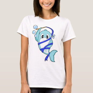 Dolfijn Workout Gymnastiek Fitness T-shirt
