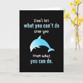 Dolfijn Zee Dolfijnen Vis Dier Oceaan Cadeau Idee Kaart (Gele Bloem)