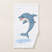 Dolfijnafdrukken Bad Handdoek (Handdoek)