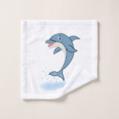 Dolfijnafdrukken Bad Handdoek (Wasdoekje)