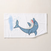 Dolfijnafdrukken Bad Handdoek (Handdoek)