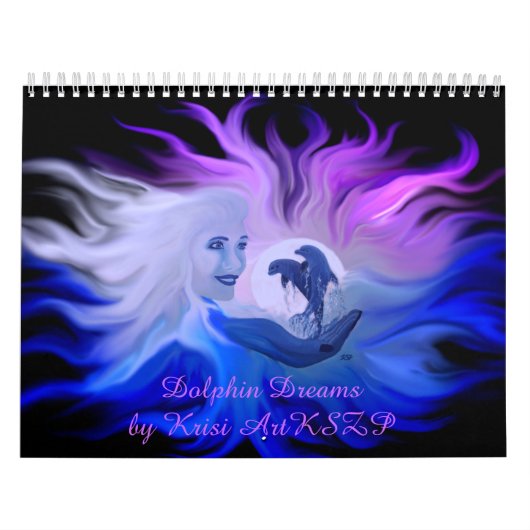 Dolfijndromen van Krisi ArtKSZP Kalender (Hoes)