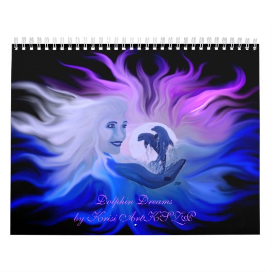 Dolfijndromen van Krisi ArtKSZP Kalender (Hoes)
