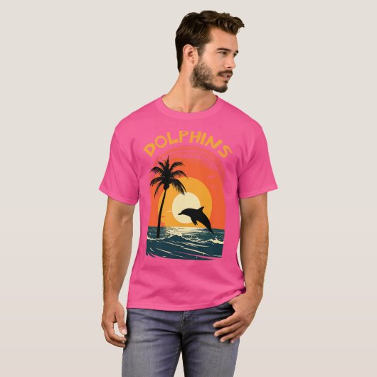 Dolfijnen 2 t-shirt (Voorkant volledig)