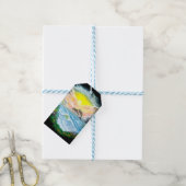Dolfijnen afspelen in de zon cadeaulabel (Met Touw)