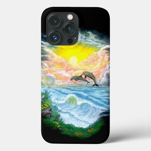 Dolfijnen afspelen in de zon Case-Mate iPhone case (Achterkant)