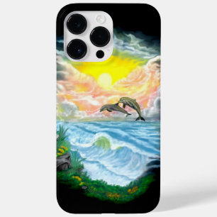 Dolfijnen afspelen in de zon Case-Mate iPhone 14 pro max hoesje
