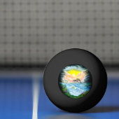 Dolfijnen afspelen in de zon pingpongbal (Net)