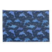 Dolfijnen afspelen kussensloop (Achterkant-Rechts)