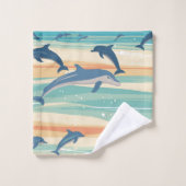 Dolfijnen Bad Handdoek (Wasdoekje)